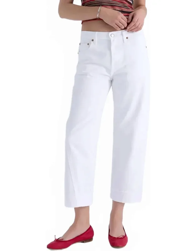 Kacey Mid Rise Cuffed Boyfriend Jeans