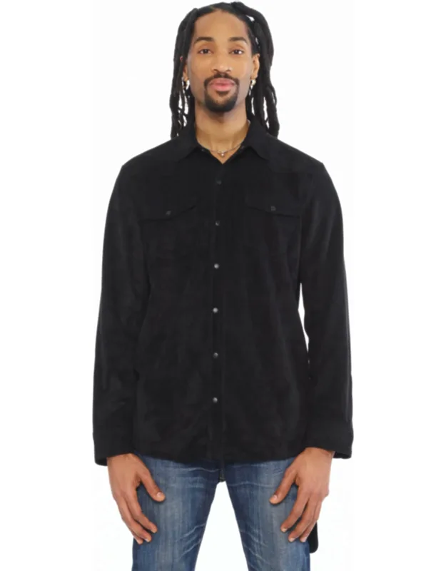 Classic Suede Full Button Shirt