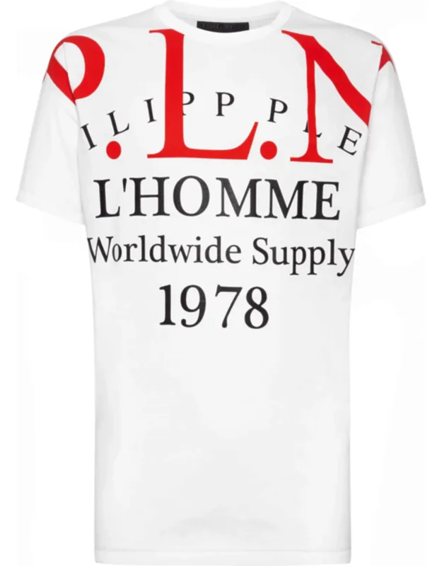 T-shirt Gold Cut Round Neck