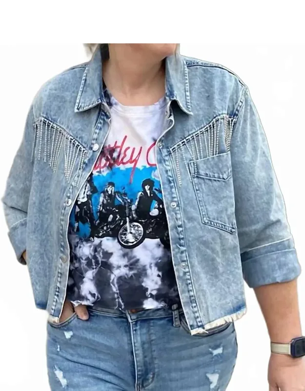 Cropped Denim Jacket