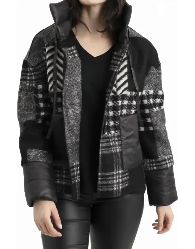 Brushed Patchwork Jacket