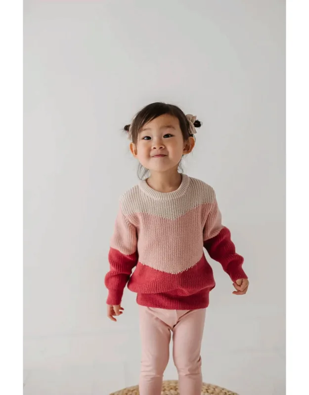 Colorblock Knit Sweater