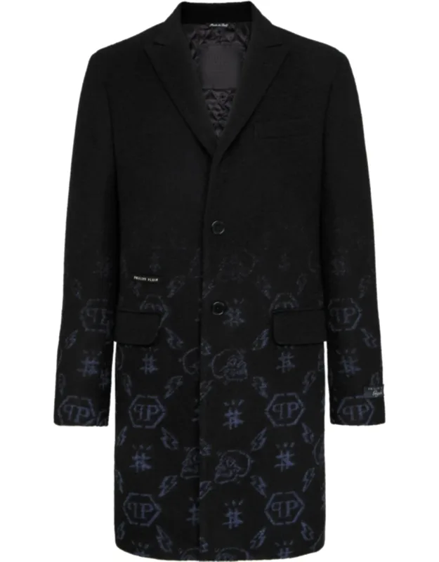 Wool Sartorial Jacquard Coat