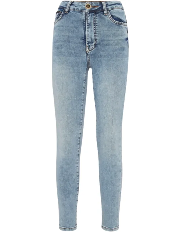 Skinny Trousers With Skull Design
