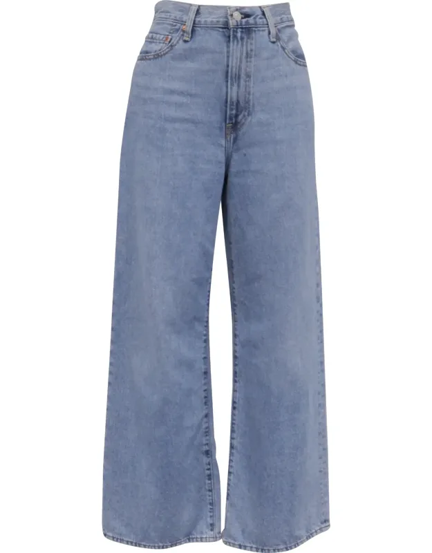 High-rise Wide-leg Jeans