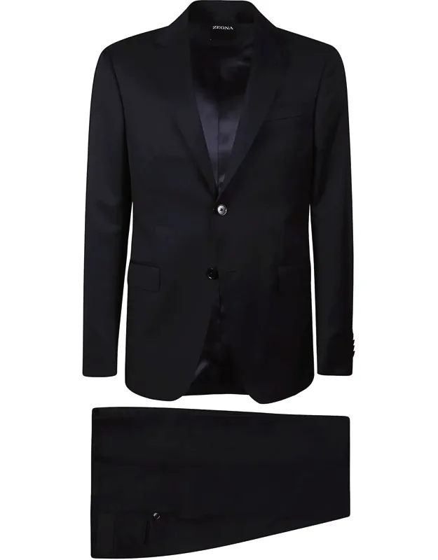 Wool-mohair Tailored Suit