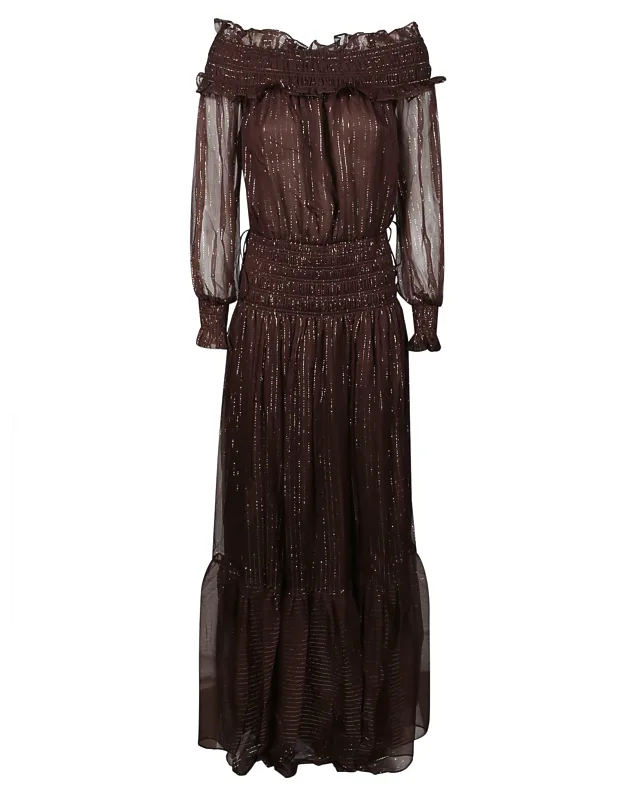 Sheer Silk Maxi Dress