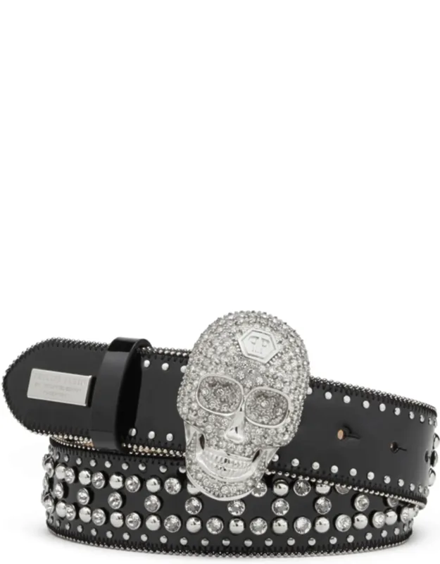 Belt With Skull Crystal