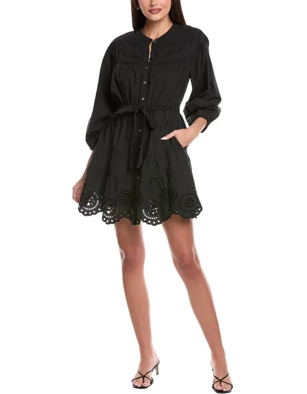 Balloon Sleeve Shirtdress