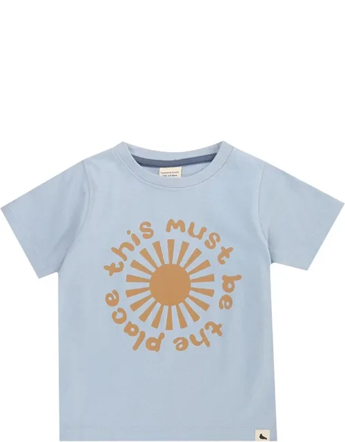 This Must Be Text Print T-shirt