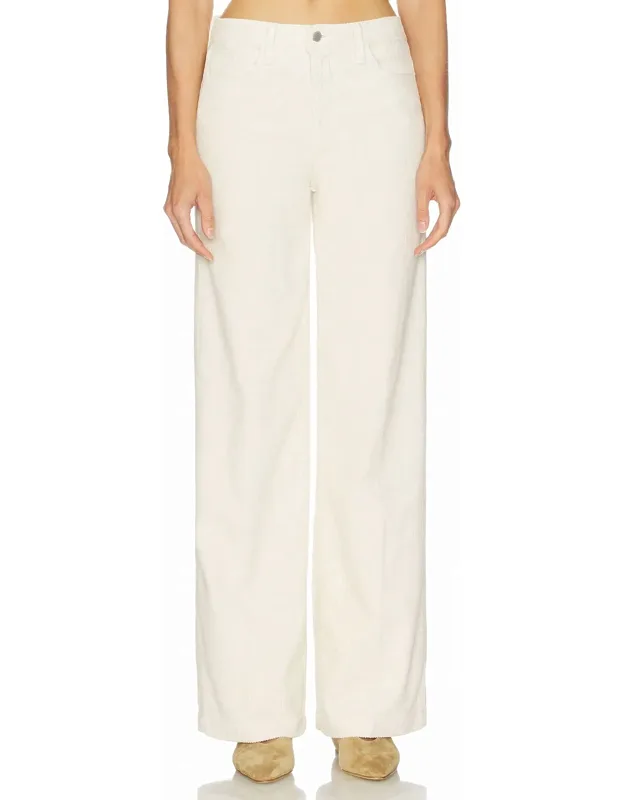 Scottie High Rise Wide Leg Jean With 12" Rise And 32" Inseam