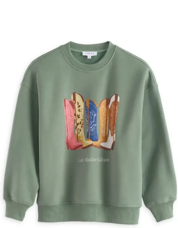 Selene Knit Graphic Sweatshirt