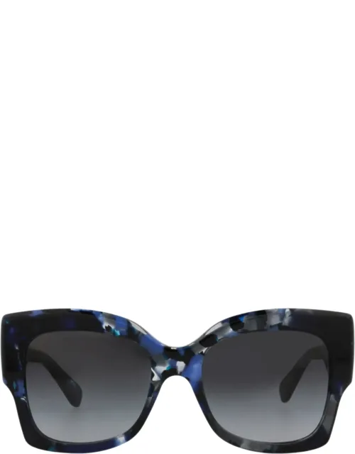 Square-frame Sunglasses With Saddle Nose Bridge And Protective Case