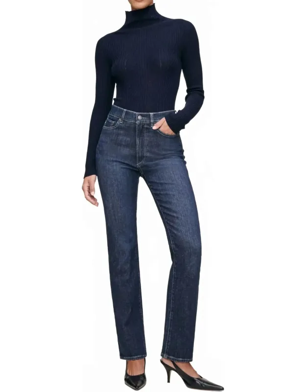Halle Straight High Rise Instasculpt Jeans
