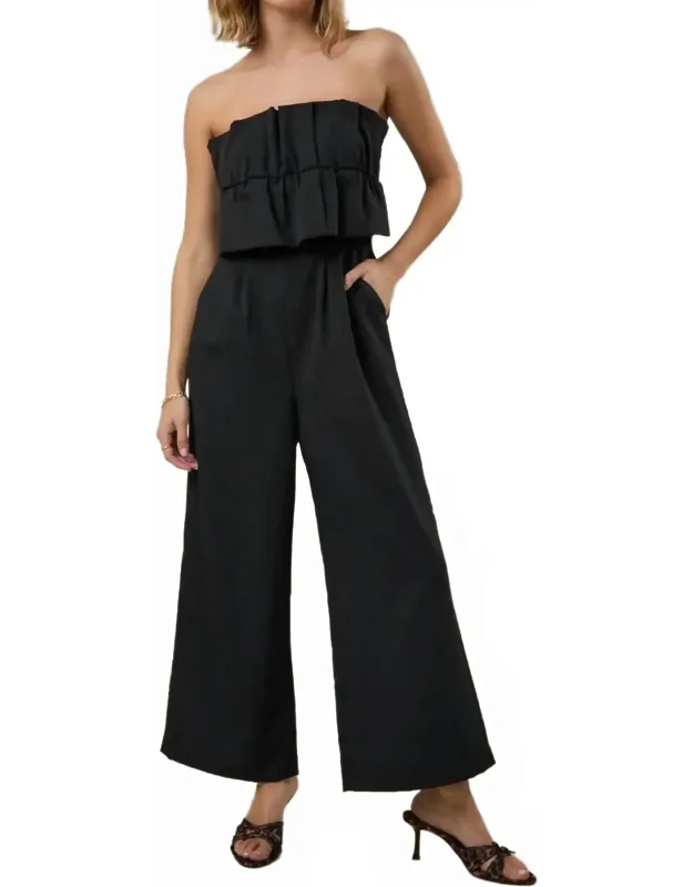Ruffle Bodice Jumpsuit