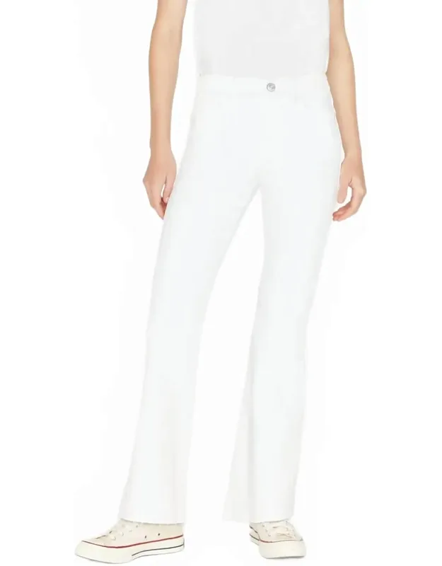 Le Easy Flare Raw Fray Pants