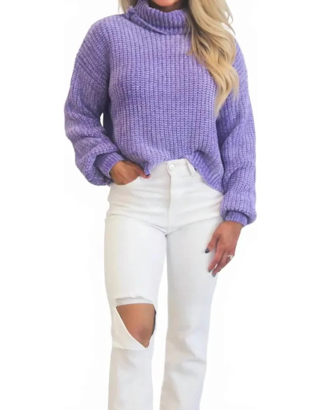 Winter Wishes Chenille Turtleneck Sweater