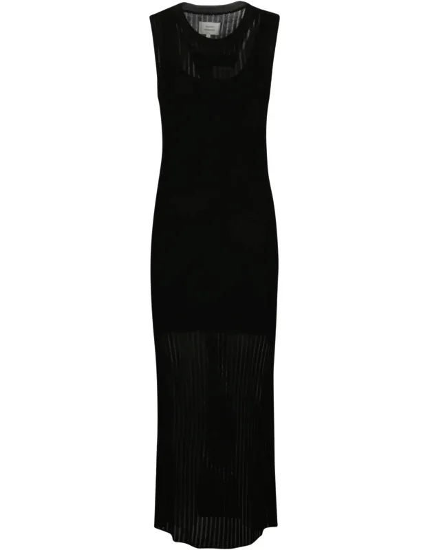 Icaria Ribbed Viscose Midi Dress