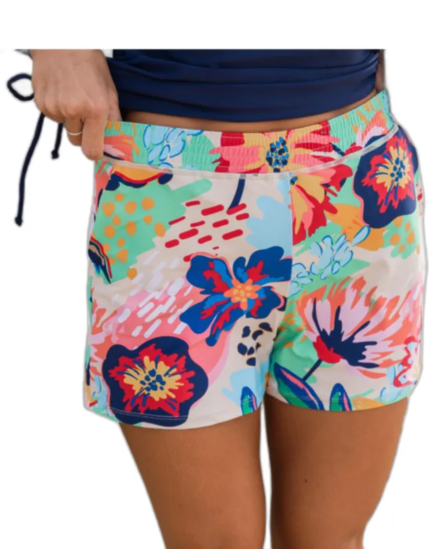 Classic Fit Swim Shorts With Panty