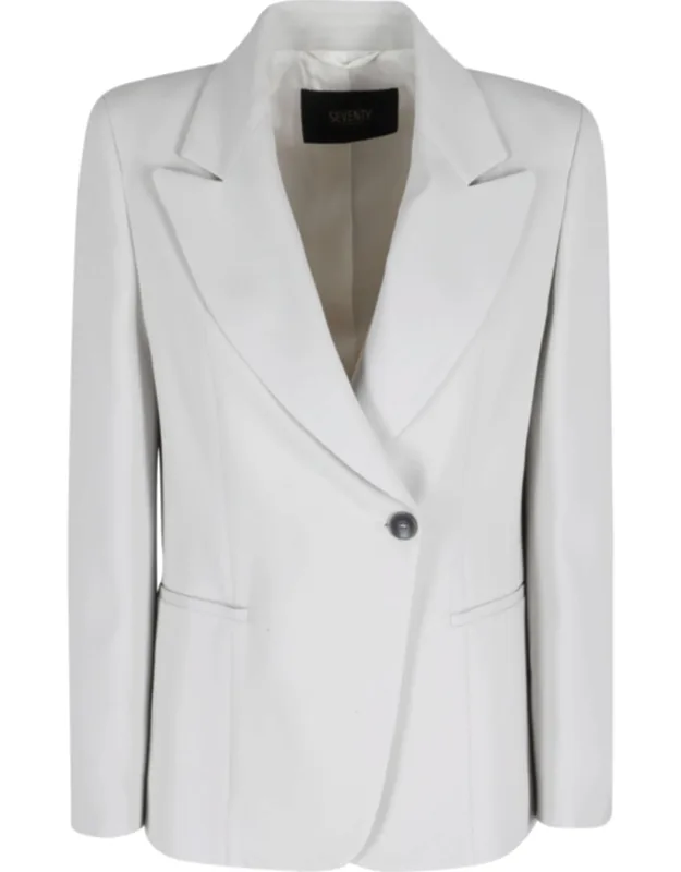 Double-breasted Cuff-slit Viscose-blend Blazer