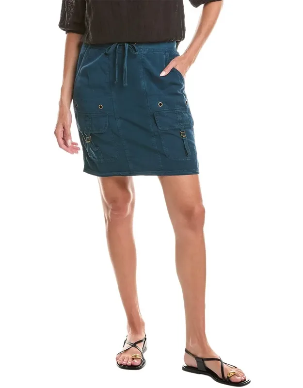 Twill Mini Skirt