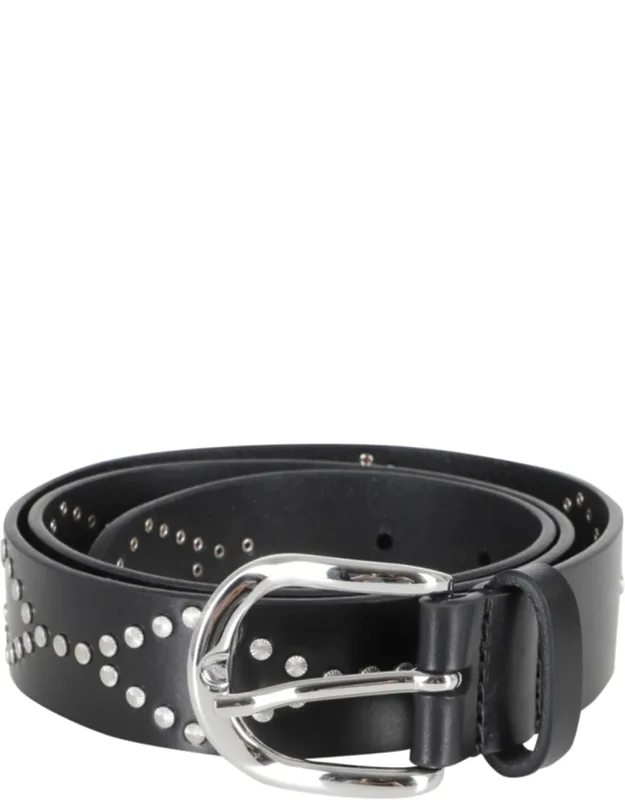 Liliana Studded Leather Belt