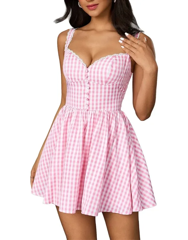 Mini Dress - Approximately 24.4in From Shoulder To Hem, 95% Polyester, 5% Spandex