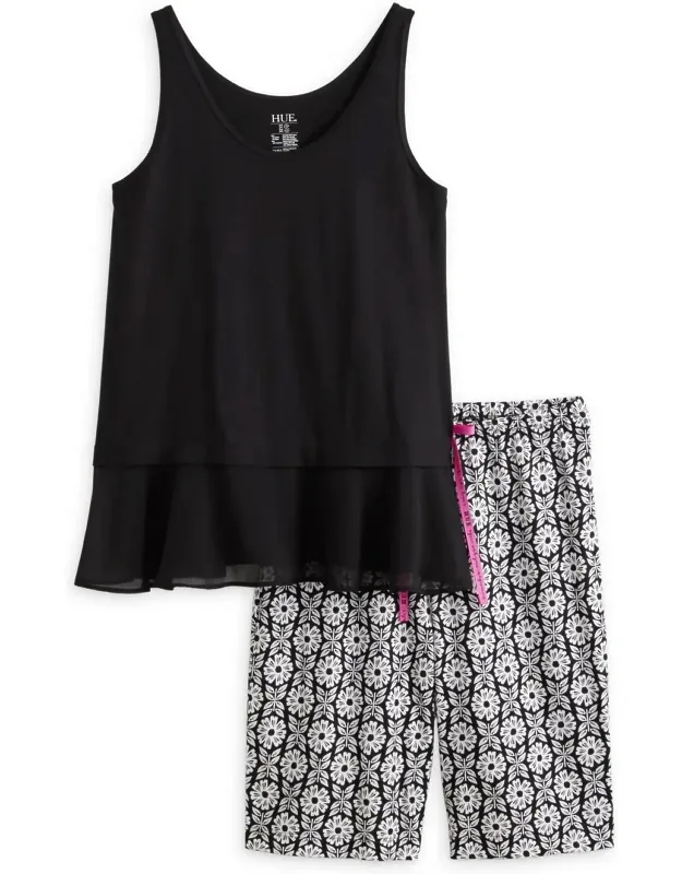 Fashion Cotton Bermuda Pajama Set