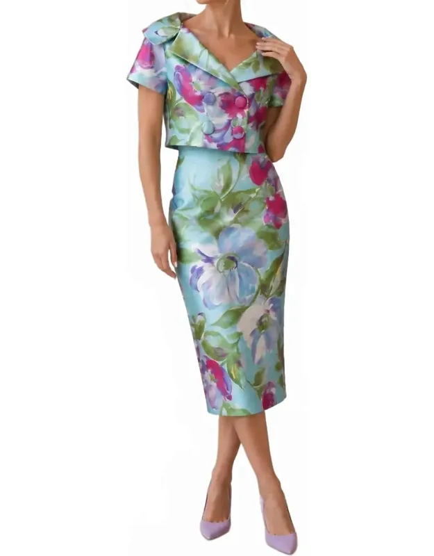 Pencil Midi Skirt