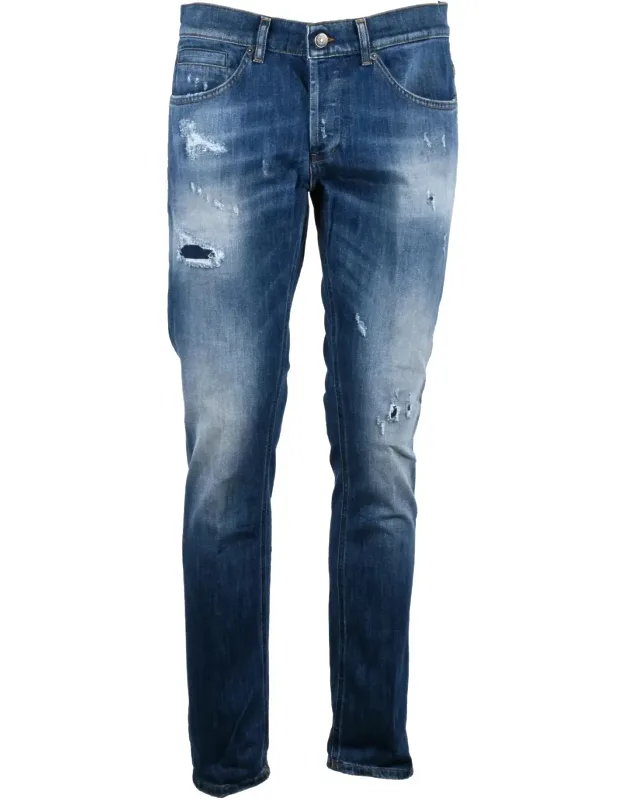 Distressed Skinny-leg Jeans