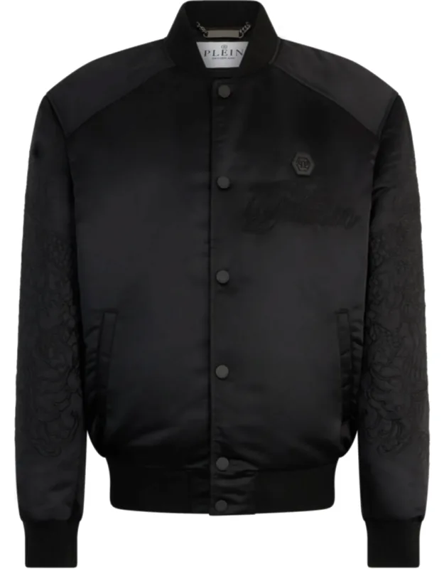 Satin Bomber Jacket
