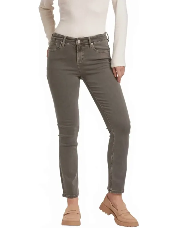 Blaire Mid Rise Straight Leg Jeans