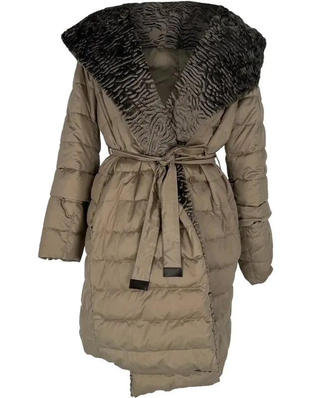 Reversible Puffer Down Coat
