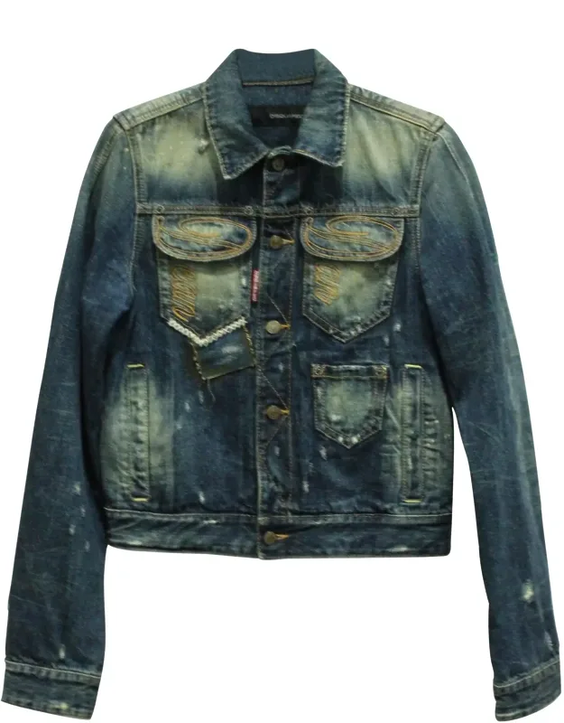 Jeans Jacket With Embroidery