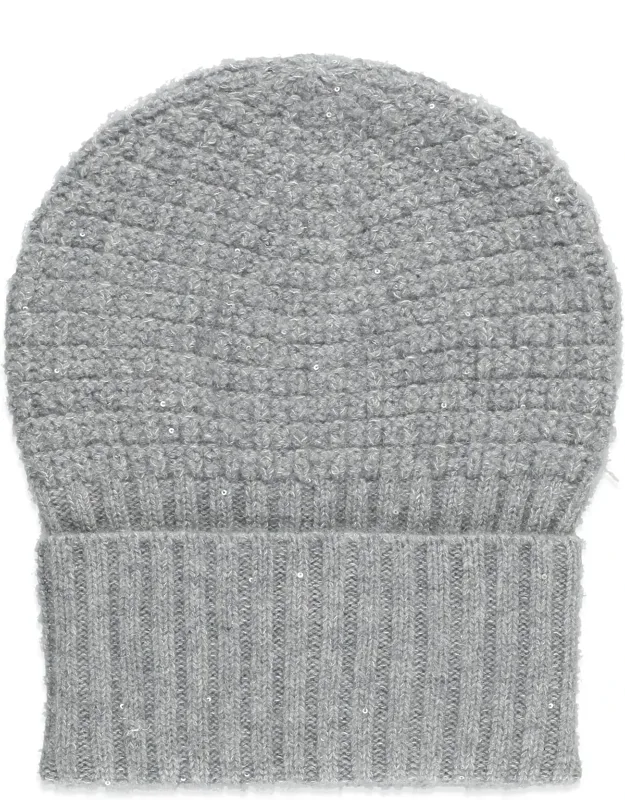 Wool-blend Sequined Beanie
