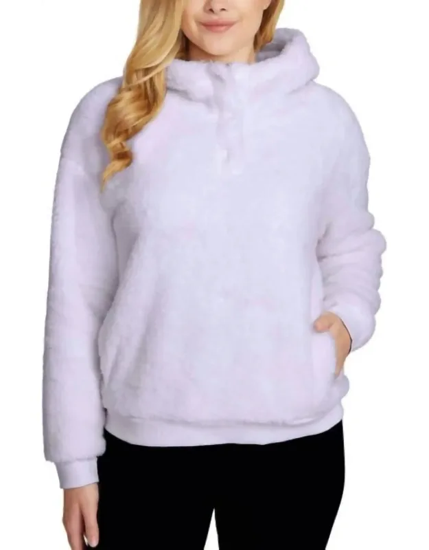 Fleece Lined Funnel Neck Hoodie