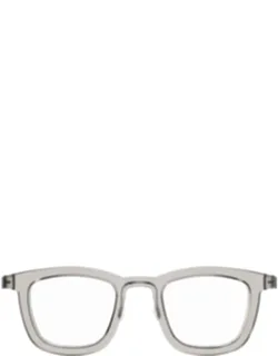 Acetate-titanium Blend Square Sunglasses