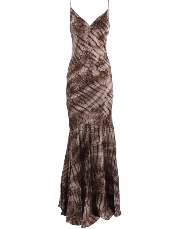 Fitted Midi Dress With Flared Hem And Textured Pattern