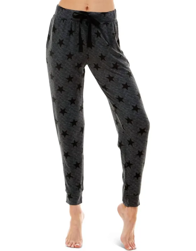 Whisperluxe Printed Jogger Pajama Bottoms