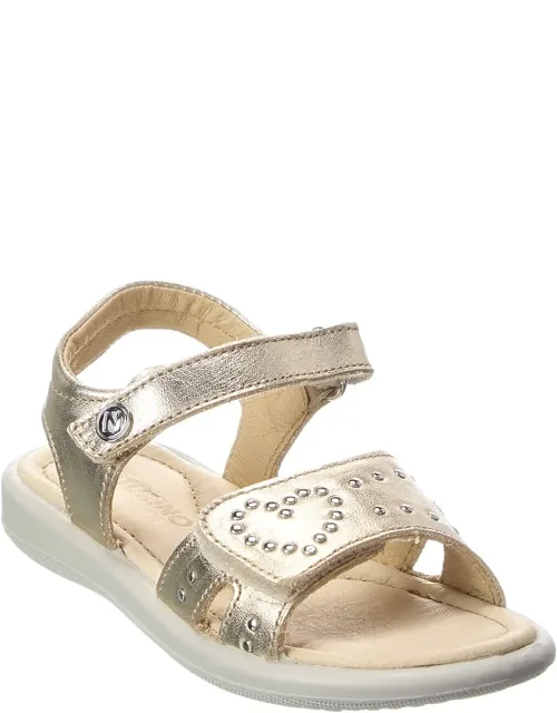 Saphia Leather Sandal With Silver-tone Hardware And Stud Embellishments