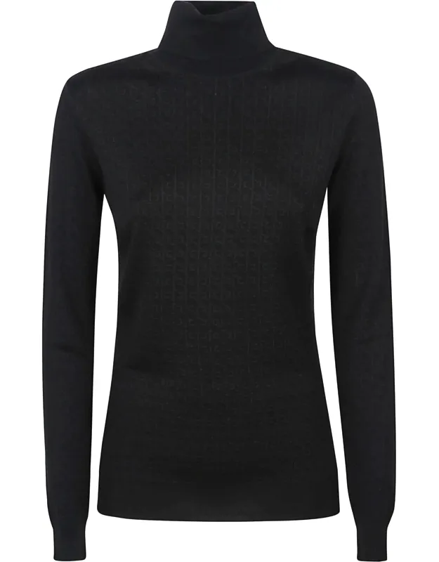 Fitted Turtleneck Sweater