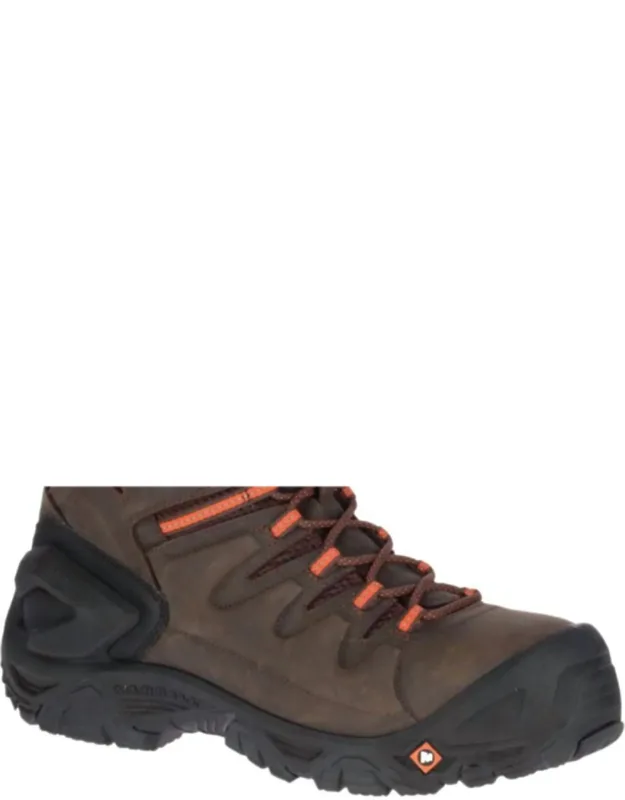 Strongfield Leather 6" Waterproof Comp Toe Work Boots