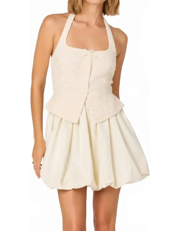 Tweed Bubble Dress