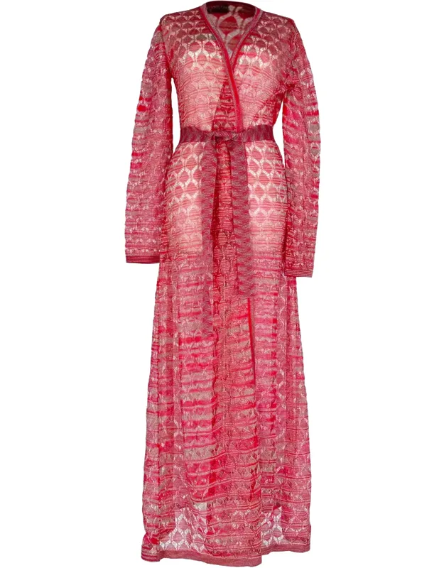 Cover Up Robe Maxi Dress