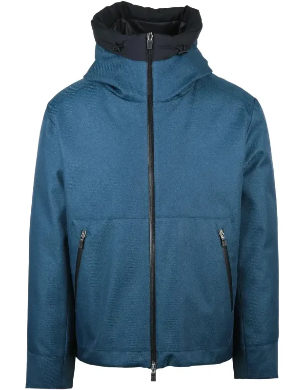 Technical High Collar Down Jacket