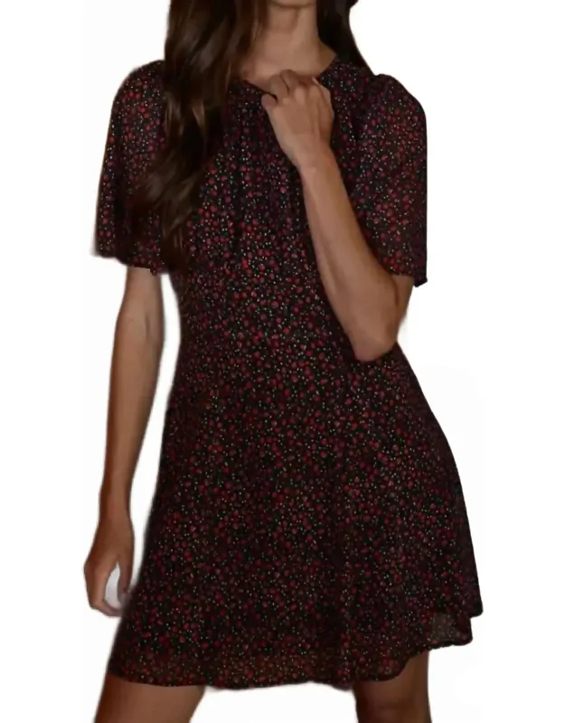 Floral Print Mini Dress