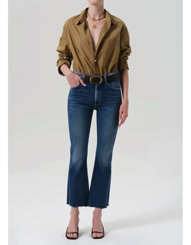 Isola Mid Rise Cropped Boot Jeans