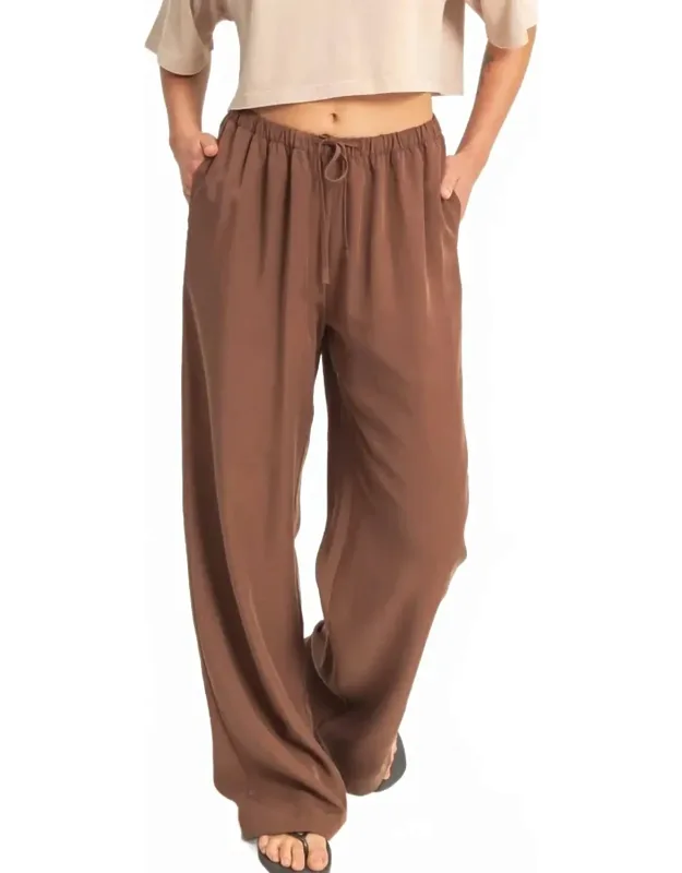 Feet In The Sand Linen Straight Leg Pants