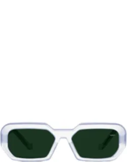 Transparent Rectangular Sunglasses