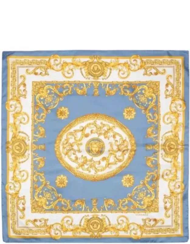 Baroque-inspired Silk Scarf